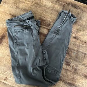 Calvin Klein Gray ankle zip pants